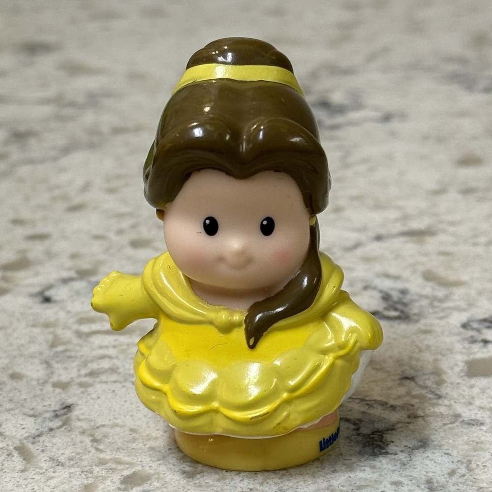 Fisher Price Little People Talker Belle Disney Princess Yellow Ball Gown 2012
